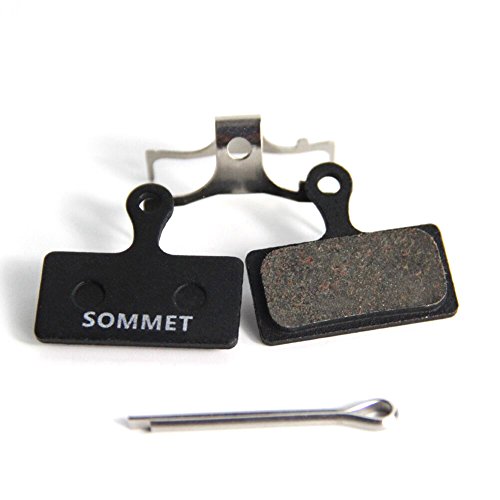 SOMMET Pastillas Freno Disco Semi-metálico para Shimano XT M785 M8000 / Saint BR-M820 / XTR M960 M985 M987 M988 M9000 M9020 / Deore M610 M615 M6000 / SLX M666 M675 M7000 / Alfine BT-S700 RS785 RS685