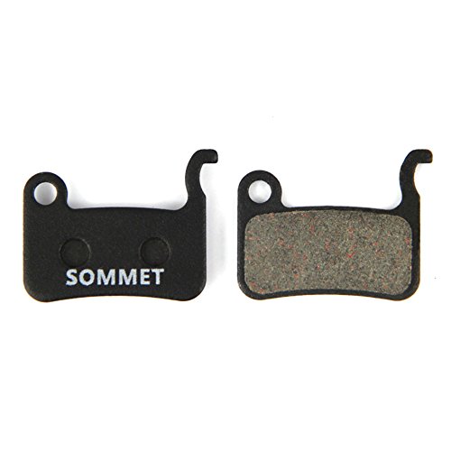 SOMMET Pastillas Freno Disco Semi-metálico para Shimano XTR M975 M966 M965/XT M775 M776 M765/SLX M665/Deore M596 M595 M545 M535 M505/LX M585/Hone M601/SAINT M800/BR-R505 S501 S500 T665 T605