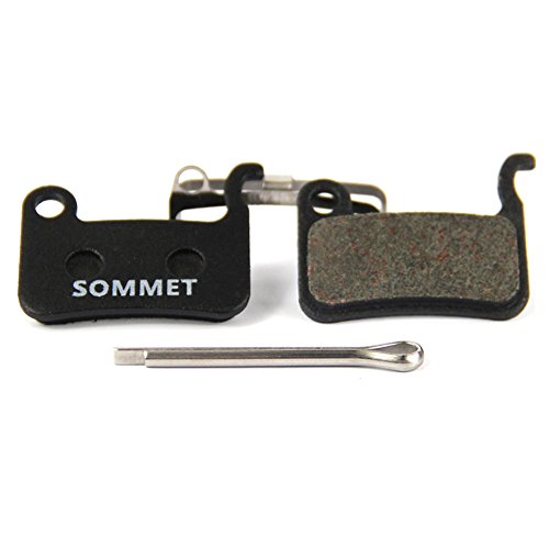 SOMMET Pastillas Freno Disco Semi-metálico para Shimano XTR M975 M966 M965/XT M775 M776 M765/SLX M665/Deore M596 M595 M545 M535 M505/LX M585/Hone M601/SAINT M800/BR-R505 S501 S500 T665 T605