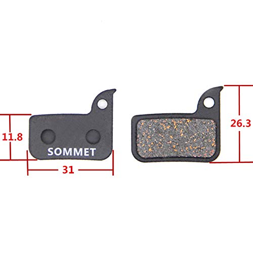 SOMMET Pastillas Freno Disco Semi-metálico para SRAM HRD Rival Red Force S700