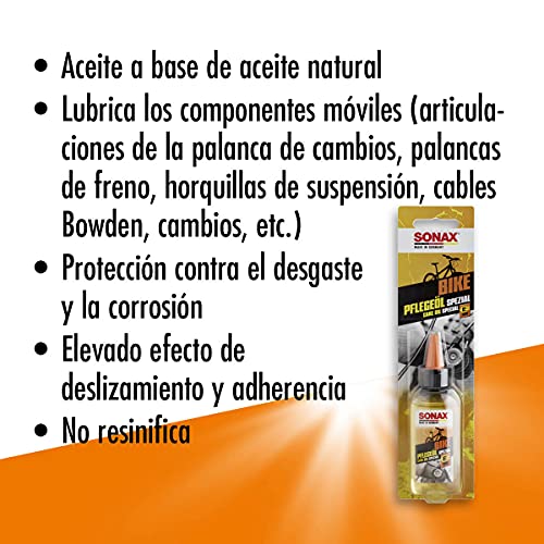 SONAX BIKE Aceite especial (50 ml) protección óptima contra el desgaste y la corrosión | N.° 08575410