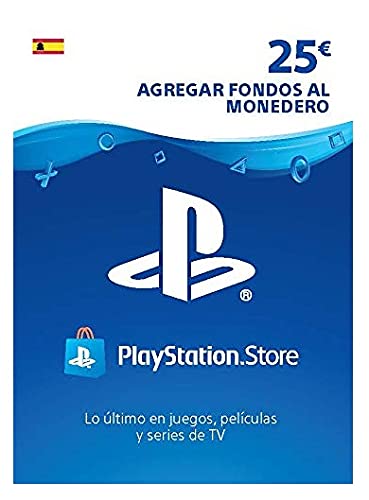 Sony, PlayStation - Tarjeta Prepago PSN 25€ | PS5/PS4/PS3 | Código de descarga PSN - Cuenta española