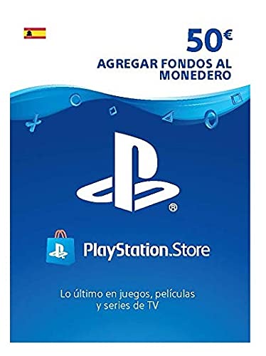 Sony, PlayStation - Tarjeta Prepago PSN 50€ | PS5/PS4/PS3 | Código de descarga PSN - Cuenta española