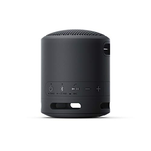 Sony SRS-XB13 - Altavoz Bluetooth Compacto, Duradero y Potente con EXTRA BASS (Resistente al agua, Inalámbrico, 16h Autonomía), Negro