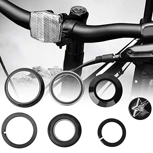 SOONHUA Auriculares para Bicicleta Aleación de Aluminio de 44 Mm-56 Mm para Bicicleta Vástago de Horquilla Delantera Accesorio para Bicicleta de Repuesto para Bicicleta con Tubo de