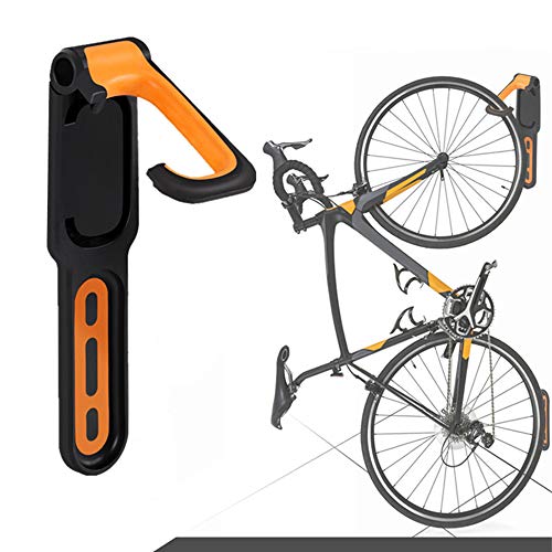 Soporte de Pared para Bicicleta, Percha de Bicicleta, Gancho pra Colgar Bicicleta Pared, ABS Plegable Ajustable Suspensión de Pared para Bicicleta Vertical para Exhibición Bicicletas