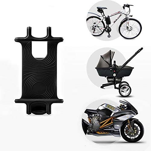 Soporte Movil Bicicleta, Soporte Universal Manillar de Silicona para Bicicleta de montaña,Bici y Moto Ajustable Silicona 4.5"-6.5"