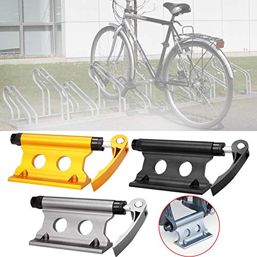 Soporte para Bicicleta de aleación de Aluminio con Horquilla de liberación rápida para Montar en la Horquilla Delantera de Bicicleta, Resistente al Agua, Estable, para Coche, Negro