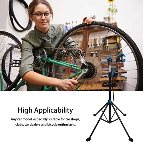 Soporte para Bicicletas para Mantenimiento, Soporte Ajustable para reparación de Bicicletas con Abrazadera giratoria de 360, Adecuado para Tiendas de automóviles, Clubes, concesionarios de automóvile