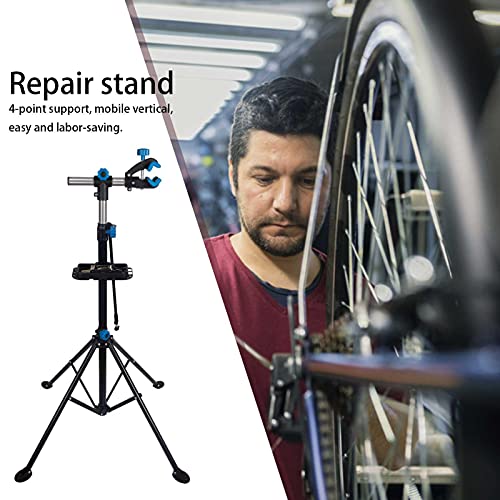 Soporte para bicicletas para mantenimiento, soporte ajustable para reparación de bicicletas con abrazadera giratoria de 360 , adecuado para tiendas de automóviles, clubes, concesionarios de automóvile