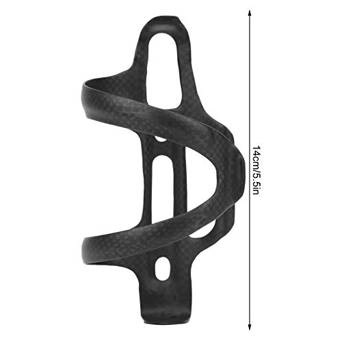 Soporte para Botella de Agua para Bicicleta, Portabotellas de Tracción Lateral de Carbono, Estante de Receptor de Montaña para Andar en Bicicleta - 5,5 Pulgadas Altura