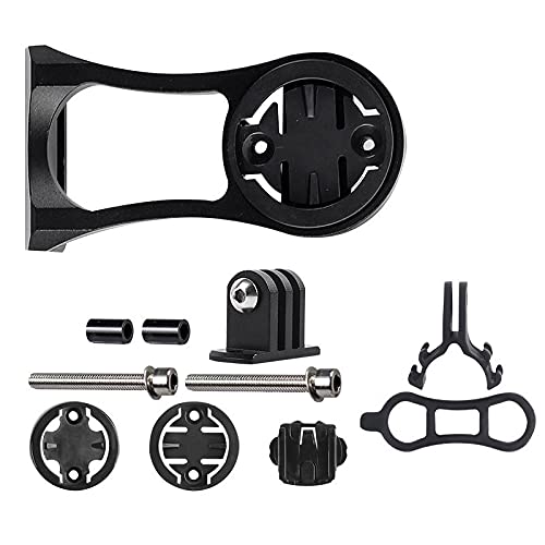 Soporte para Computadora para Bicicleta Integrado Soporte para Ciclocomputador para Garmin Edge Soporte Frontal para Manillar Bicicleta para GPS para Cámara Deportiva Go Pro Garmin Edge Bryton