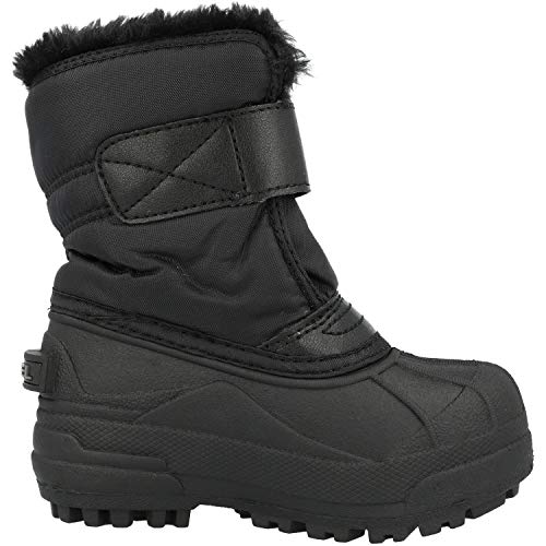 Sorel Niños Unisex Botas de invierno CHILDRENS SNOW COMMANDER, Color: Negro (Black, Charcoal), Talla: 26