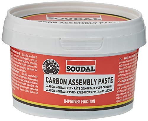 Soudal Carbon Assembly Paste Grasa, Adultos Unisex, Rojo, Talla Única