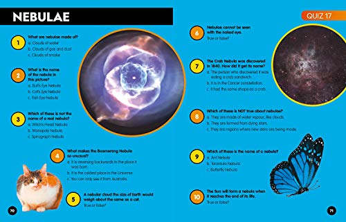 Space Quiz Book: 300 brain busting trivia questions (National Geographic Kids)