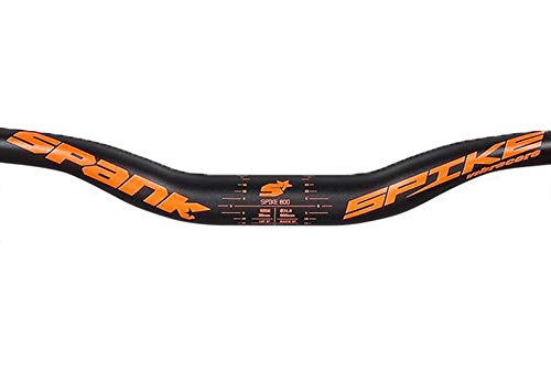 Spank Spike 800 Race vibrocore Rise 50 mm percha montaña Unisex, Negro/Naranja