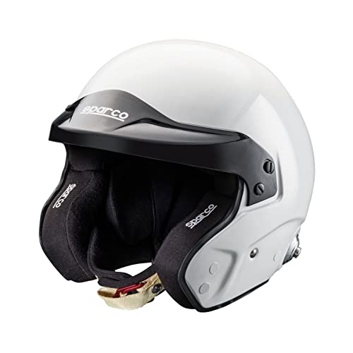 Sparco 0033534L Casco para Racing, Blanco , L