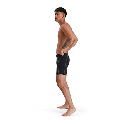 Speedo Bañador de natación Tipo Slip Eco Endurance+ 7 cm Hombre, Negro, 30 (ES 75 CM)