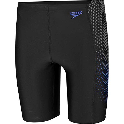 Speedo Bañador para Hombre de Placement Panel Jammer V3, Hombre, 68-09529A025, Negro, Azul y Gris óxido, 7