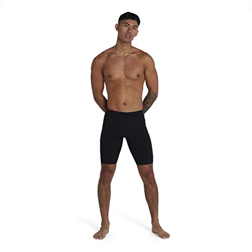 Speedo Boom Logo Splice Jammers, Hombre, Negro (Noir/Gris Oxyde), L