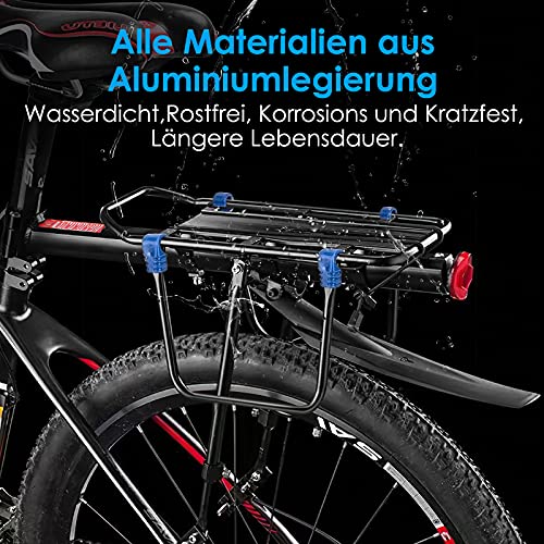 SPGOOD - Portaequipajes para Bicicleta de montaña (100 kg, aleación de Aluminio)