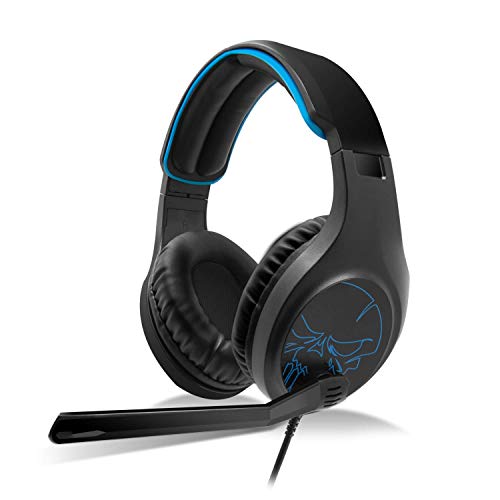 SPIRIT OF GAMER - ELITE-H20 - Auriculares Black Audio Pro Gamer - Cuero De Imitación - Micrófono Con Funcionalidad Flip And Mute - Compatible Con PS5 / XBOX X / PC / PS4 / XBOX ONE / Switch