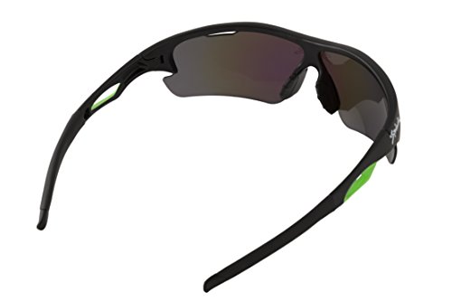 Spiuk Jifter Gafas, Unisex Adulto, Negro/Verde, Talla Única