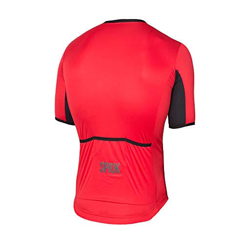 Spiuk Maillot M/C Anatomic Hombre Rojo T. XL, Talla