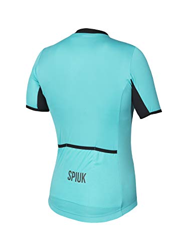 Spiuk Maillot M/C Anatomic W Mujer Turquesa T, Talla XXL