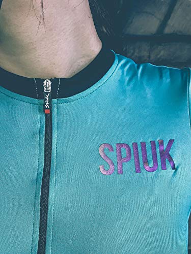 Spiuk Maillot M/C Anatomic W Mujer Turquesa T, Talla XXL