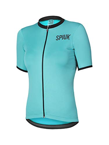 Spiuk Maillot M/C Anatomic W Mujer Turquesa T, Talla XXL