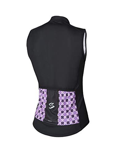 Spiuk Maillot S/M Race Mujer Negro/Morado T. M, Talla M