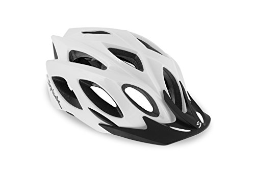 Spiuk Rhombus Casco, Unisex Adulto, Blanco, (M-L) 58-62