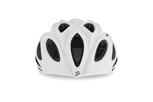 Spiuk Rhombus Casco, Unisex Adulto, Blanco, (M-L) 58-62