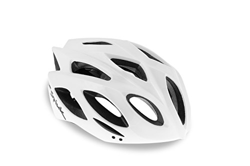 Spiuk Rhombus Casco, Unisex Adulto, Blanco, (M-L) 58-62