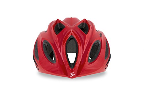 Spiuk Rhombus Casco, Unisex Adulto, Rojo, (M-L) 58-62