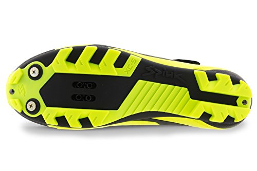 Spiuk Rocca MTB Zapatilla, Unisex Adulto, Amarillo AV, 43