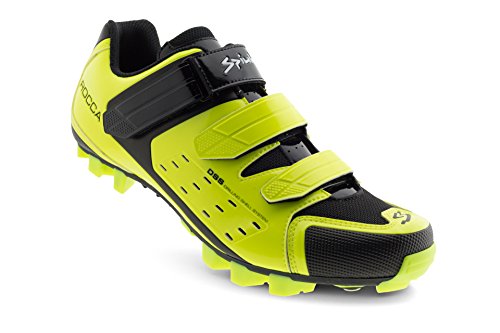 Spiuk Rocca MTB Zapatilla, Unisex Adulto, Amarillo AV, 45