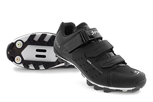 Spiuk Rocca MTB Zapatilla, Unisex Adulto, Negro Mate, 39