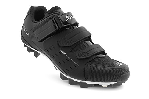 Spiuk Rocca MTB Zapatilla, Unisex Adulto, Negro Mate, 42