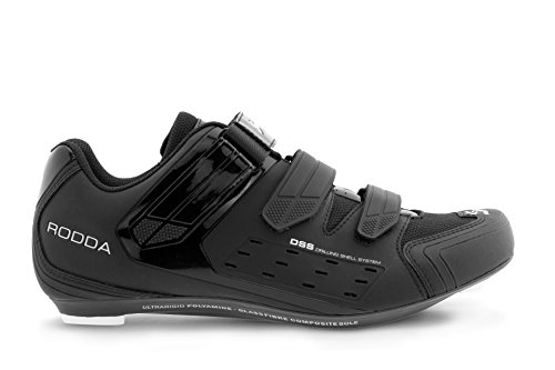 Spiuk Rodda Road Zapatilla, Unisex Adulto, Negro Mate, 47