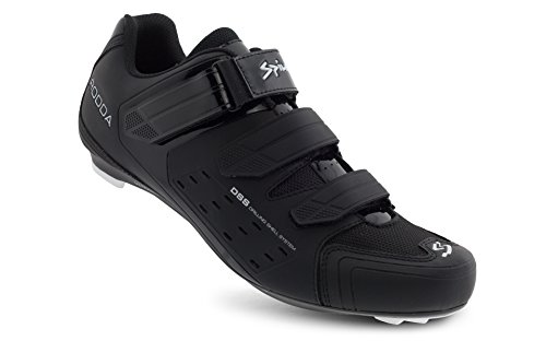 Spiuk Rodda Road Zapatilla, Unisex Adulto, Negro Mate, 47