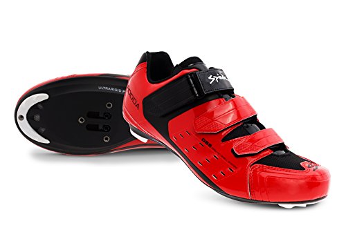 Spiuk Rodda Road Zapatilla, Unisex Adulto, Rojo, 45