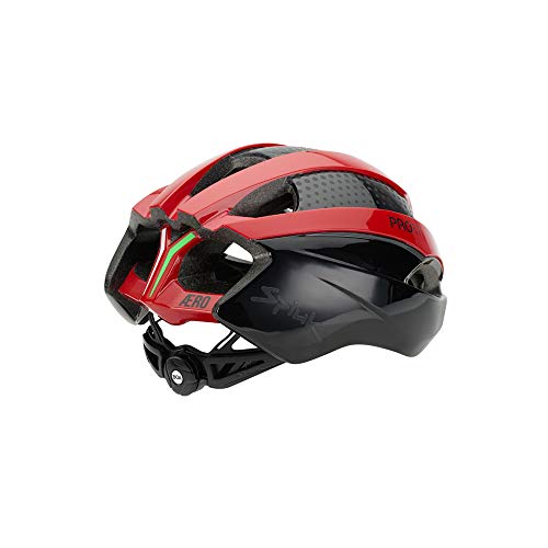 Spiuk Sportline Ae Casco Profit Aero, Adultos Unisex, Rojo/Negro, (S-M) 51-56