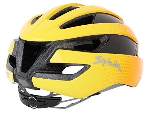 Spiuk Sportline Casco Eleo, Adultos Unisex, Amarillo, (S-M) 51 - 56 cm