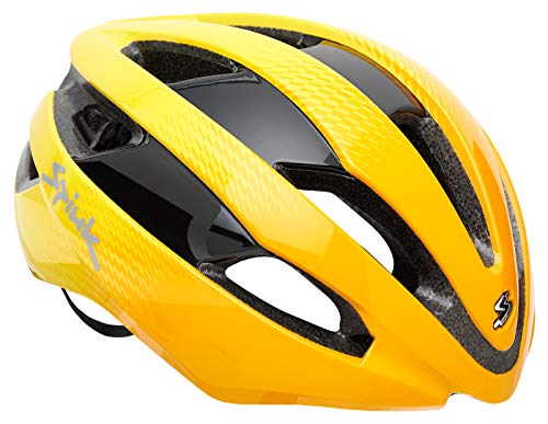 Spiuk Sportline Casco Eleo, Adultos Unisex, Amarillo, (S-M) 51 - 56 cm