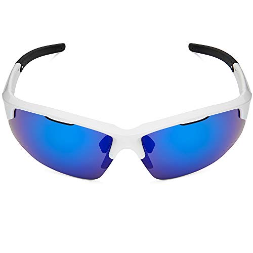 Spiuk Sportline Gafas Ciclismo Rimma, Adultos Unisex, Blanco/Negro, Unico