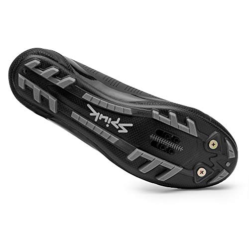 Spiuk Sportline MTB C Zapatilla XC ALDAPA Carbono, Adultos Unisex, Negro Mate, T. 37