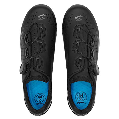 Spiuk Sportline Road C Zapatilla Carretera ALDAMA Carbono, Adultos Unisex, Negro Mate, T. 42