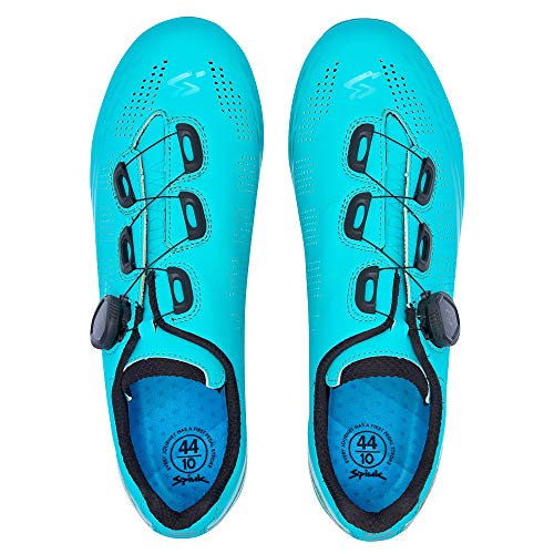 Spiuk Sportline Road C Zapatilla Carretera ALDAMA Carbono, Adultos Unisex, Turquesa Mate, T. 44